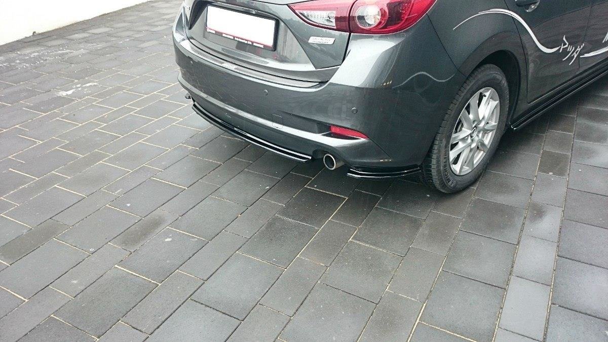 Bagerste splitter Mazda 3 BM (MK3) ansigtsløftning (uden lodrette stænger)