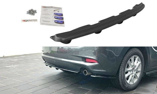 Rear splitter mazda 3 bn (mk3) facelift (with vertical bars)