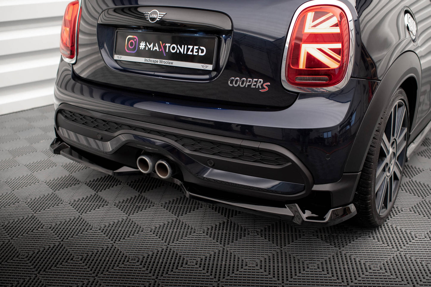 Rear splitter mini cooper s f56 facelift