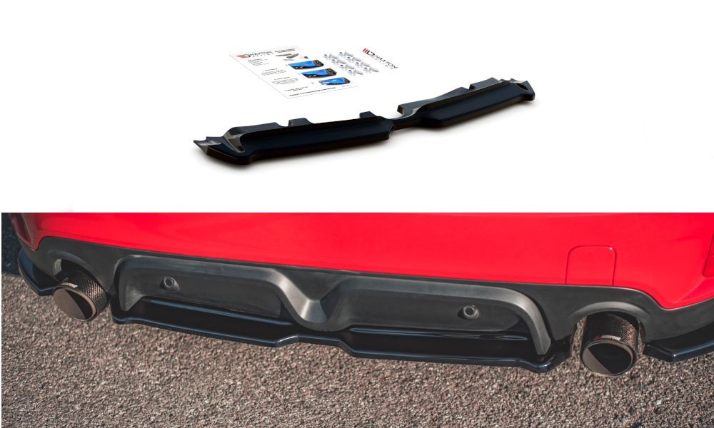 Rear splitter mini countryman mk2 f60 jcw