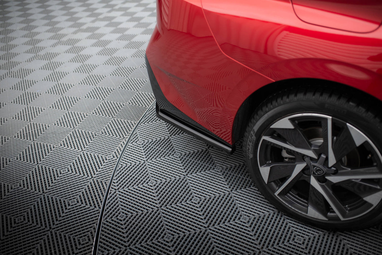 Rear splitter peugeot 308 mk3