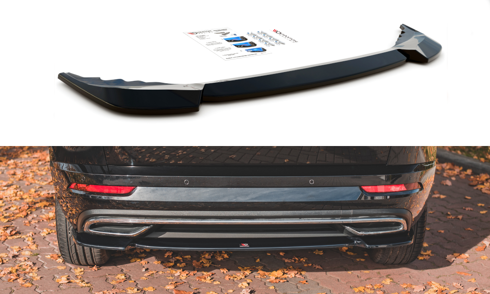 Rear splitter skoda karoq sportline