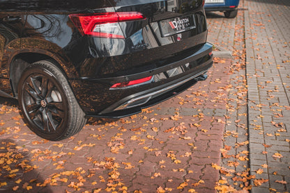 Rear splitter skoda karoq sportline