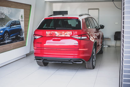 Rear splitter skoda kodiaq rs mk1 / mk1 facelift