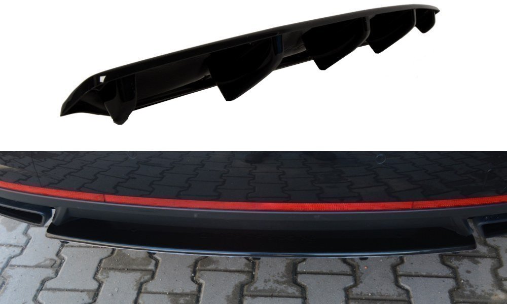 Rear splitter skoda octavia rs mk3 / mk3 fl hatchback / estate