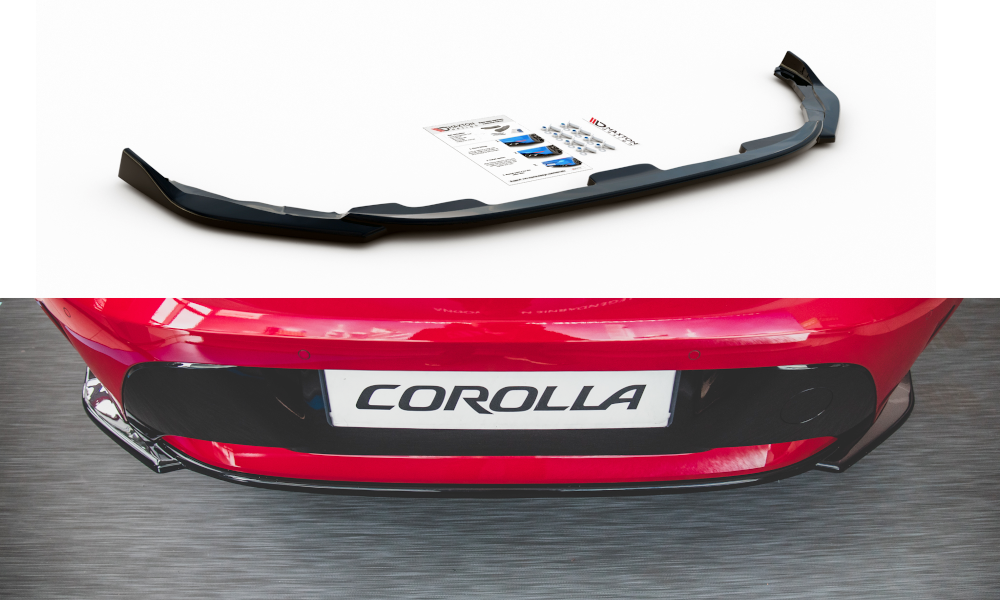 Rear splitter toyota corolla xii hatchback