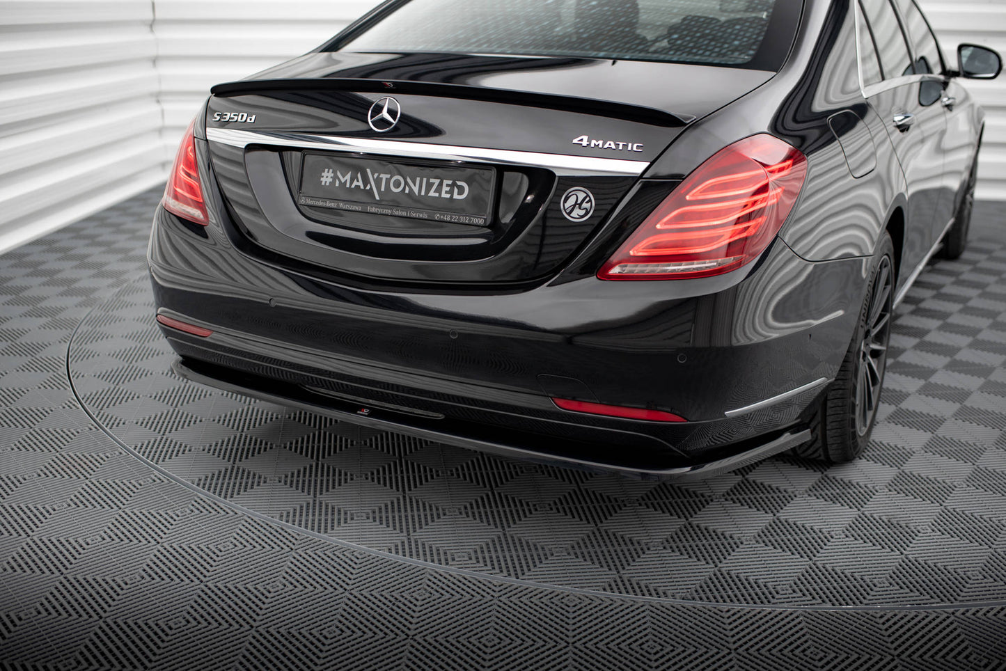Rear splitter v.1 mercedes-benz s w222