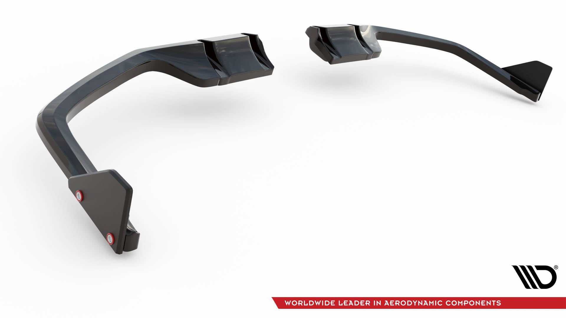 Rear splitter v.1 (with vertical bars) + flaps honda civic sport mk 10 facelift