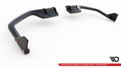 Rear splitter v.1 (with vertical bars) + flaps honda civic sport mk 10 facelift