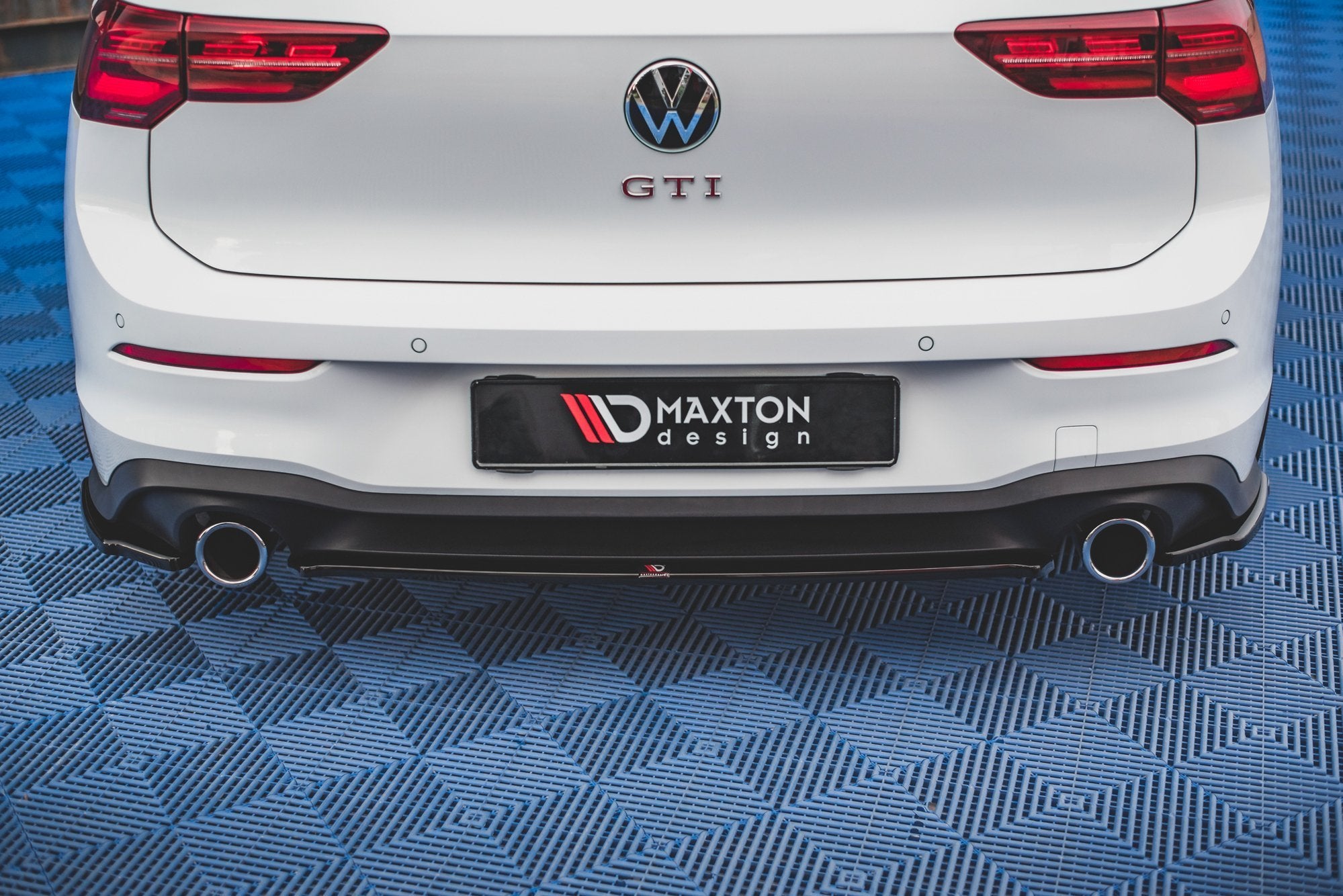 Rear splitter volkswagen golf gti mk8