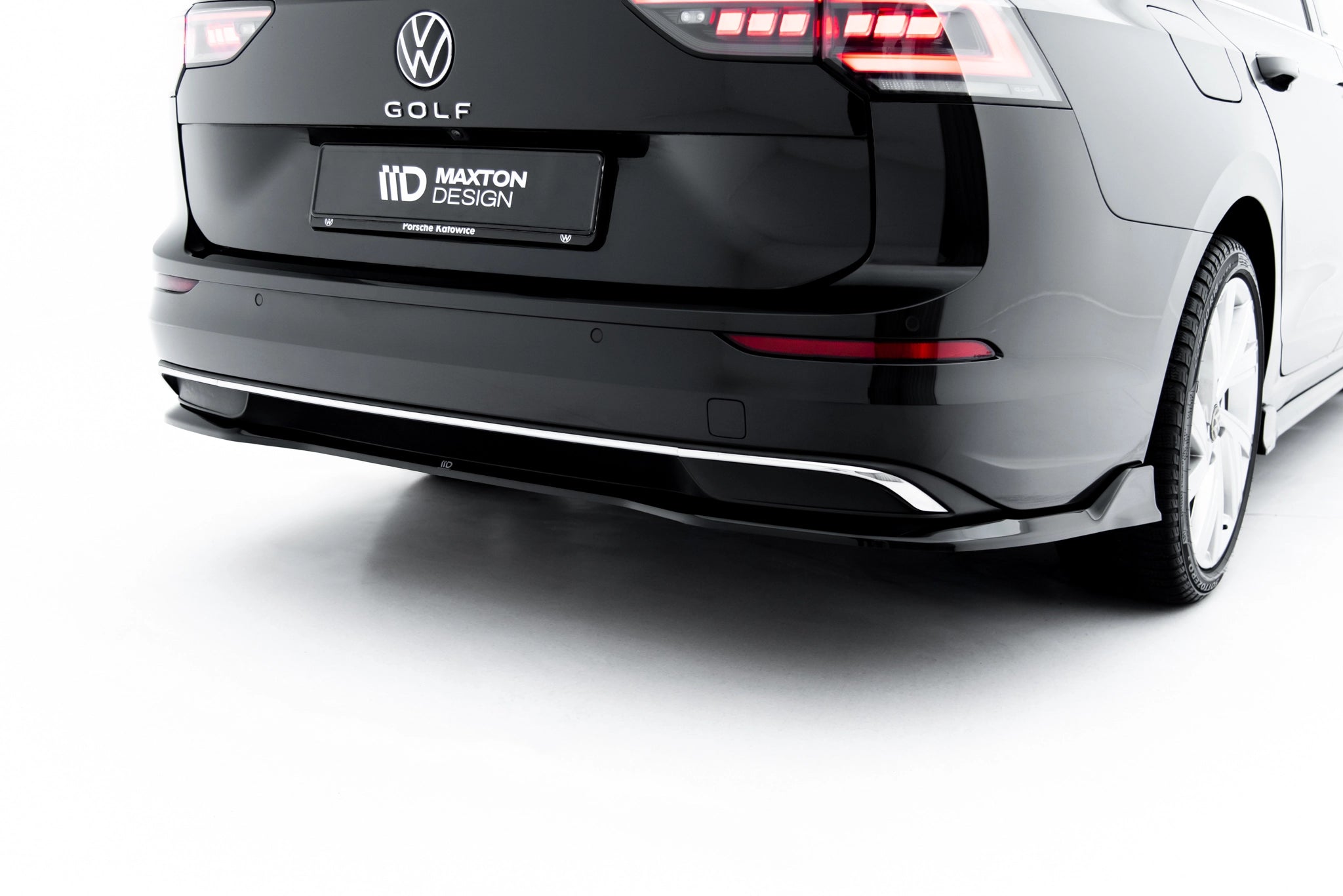 Rear splitter volkswagen golf variant mk8 facelift