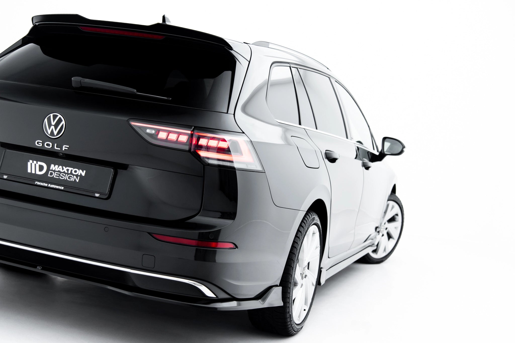 Rear splitter volkswagen golf variant mk8 facelift