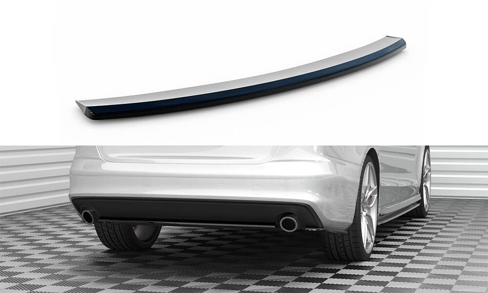 Rear splitter for audi a4 s-line b8 facelift