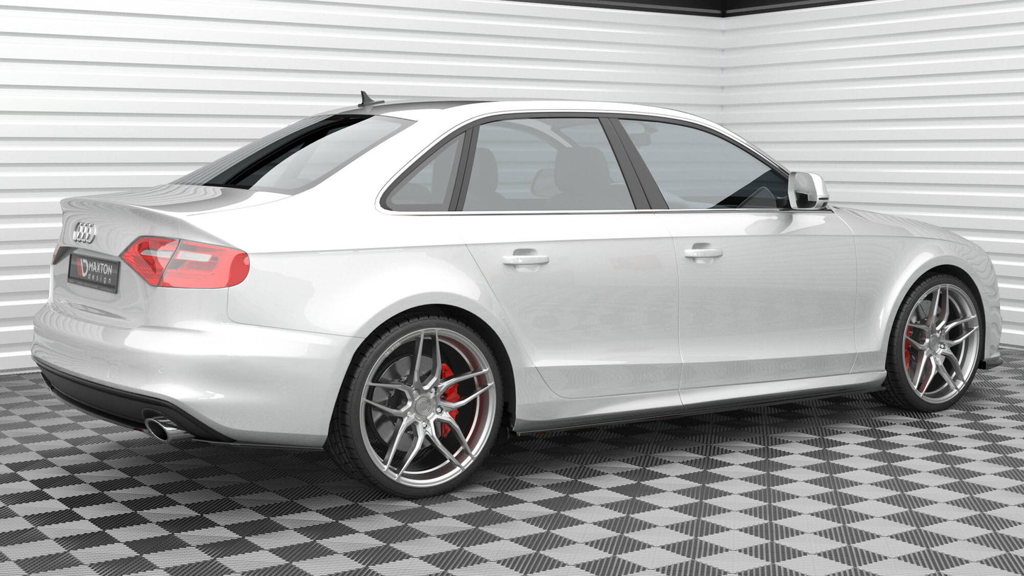 Rear splitter for audi a4 s-line b8 facelift