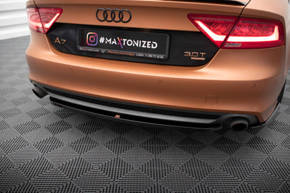 Rear splitter for audi a7 s-line c7