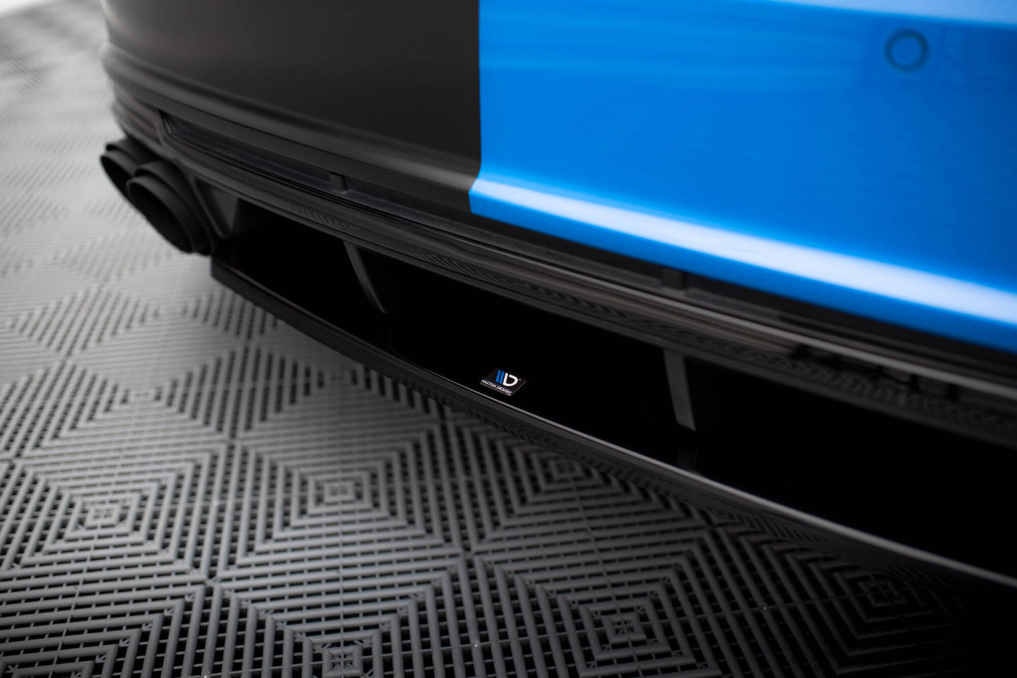 Rear splitter for audi tt s 8s facelift