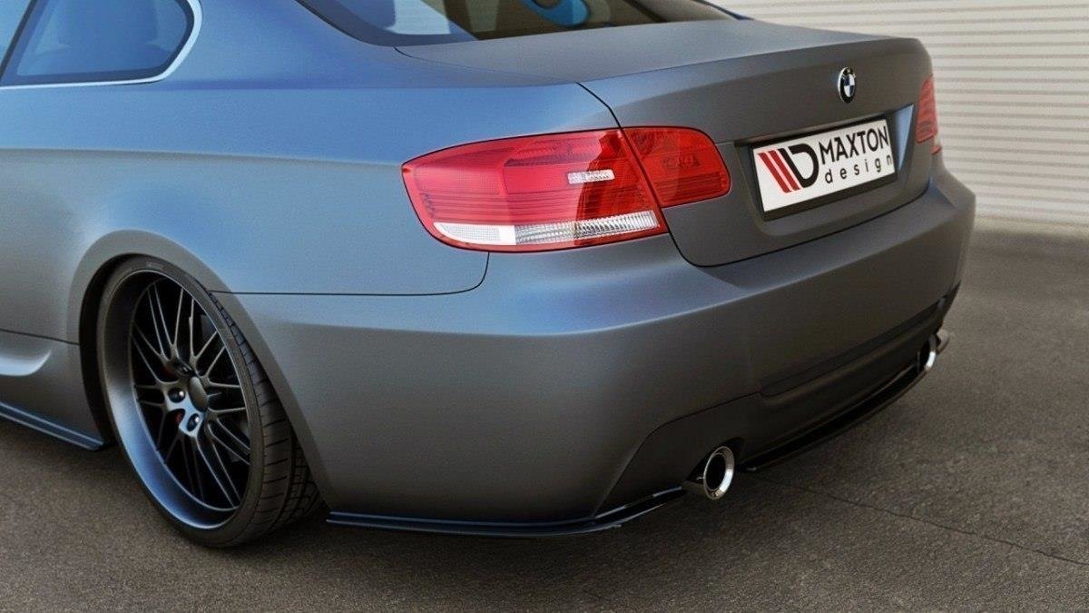 Rear splitter for bmw 3 e92 mpack