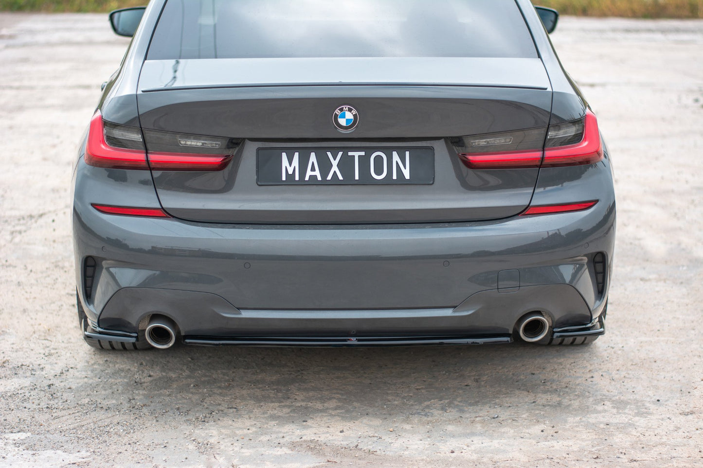 Rear splitter for bmw 3 g20 m-pack