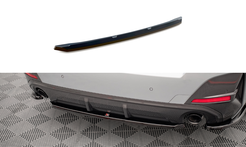 Rear splitter for bmw 4 gran coupe m-pack g26