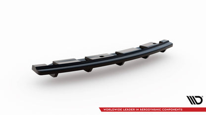 Rear splitter for bmw 5 f11 m-pack (fits two single exhaust ends)