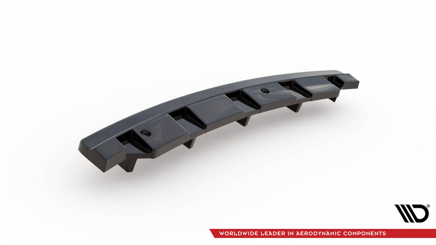 Rear splitter for bmw 5 f11 m-pack (fits two single exhaust ends)