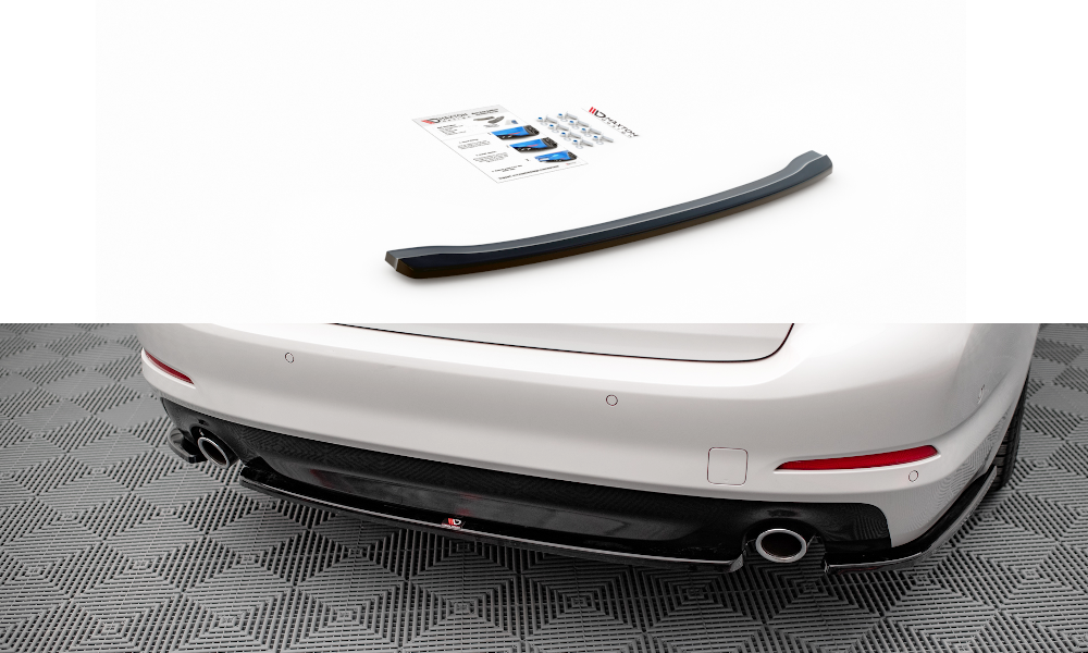 Rear splitter for bmw 5 sedan g30