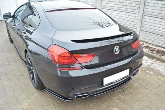 Rear splitter for bmw 6 gran coupé mpack (with a vertical bar)