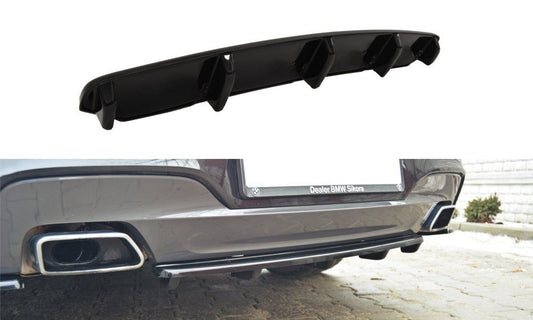 Rear splitter for bmw 6 gran coupé mpack (with a vertical bar)