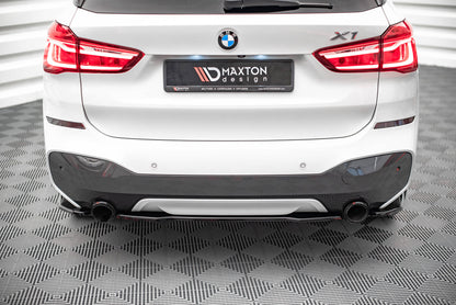 Rear splitter for bmw x1 m-pack f48