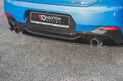 Rear splitter for bmw x2 f39 m-pack