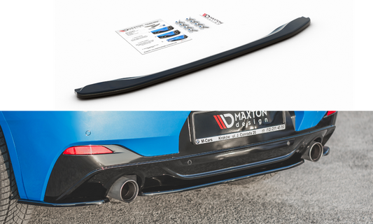 Rear splitter for bmw x2 f39 m-pack