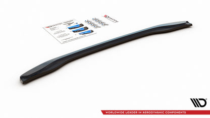 Rear splitter for bmw x2 f39 m-pack