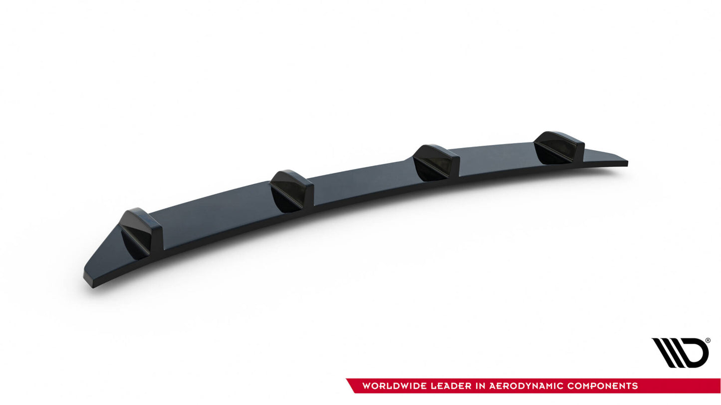 Rear splitter for bmw x4 m-pack (with a vertical bar)