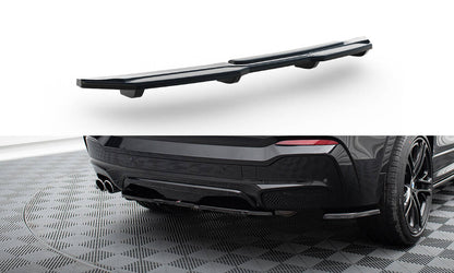 Rear splitter for bmw x4 m-pack (with a vertical bar)