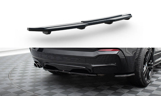 Rear splitter for bmw x4 m-pack (with a vertical bar)