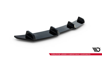 Rear splitter for bmw x4 m-pack (with a vertical bar)