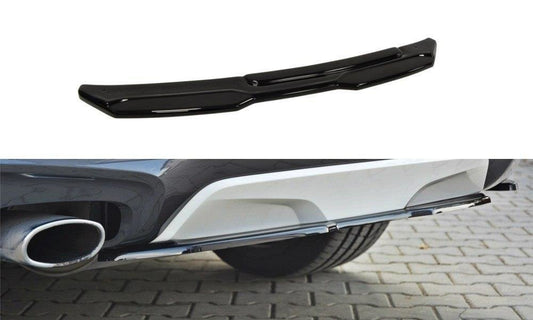 Rear splitter for bmw x4 m-pack (without a vertical bar)