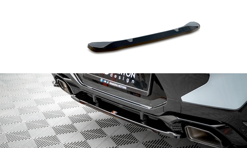 Rear splitter for bmw x4 m-pack g02 facelift