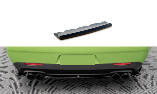 Rear splitter for dodge challenger srt hellcat widebody mk3