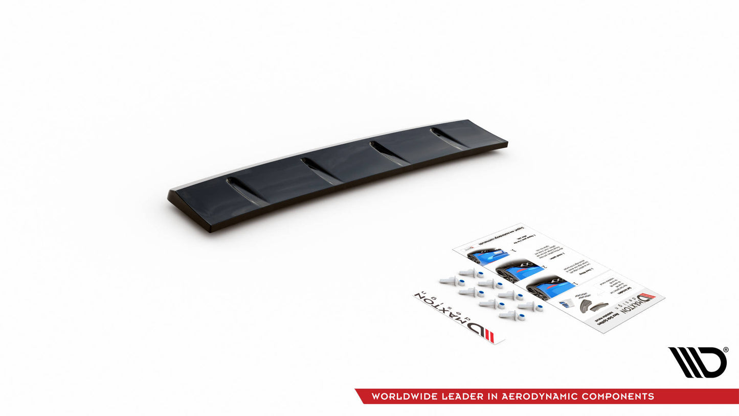Rear splitter for hyundai i30 n hatchback mk3 facelift