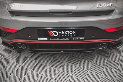 Rear splitter for hyundai i30 n hatchback mk3 facelift
