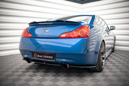 Rear splitter for infiniti g37 coupe