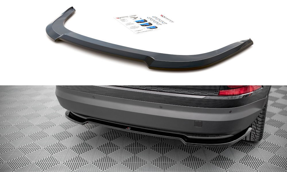 Rear splitter for skoda kodiaq mk1 facelift