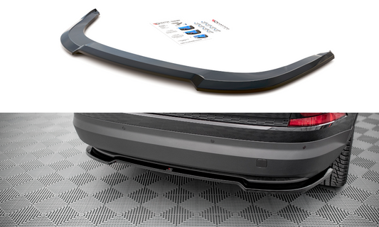 Rear splitter for skoda kodiaq mk1 facelift