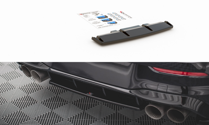 Rear splitter for volkswagen golf r mk8