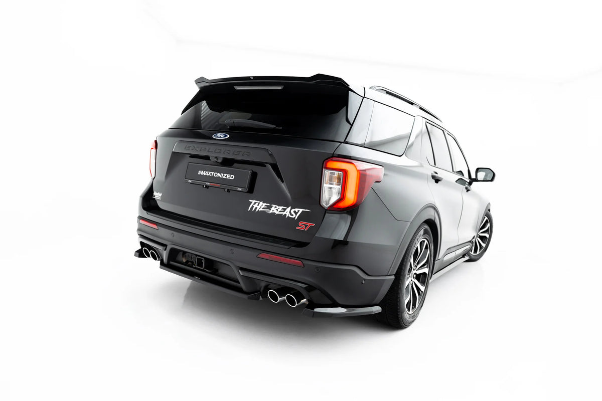 Rear splitter suitable for ford explorer st mk6
