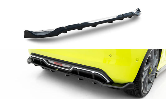 Rear splitter (with vertical bars) abarth 500e