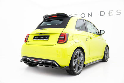Rear splitter (with vertical bars) abarth 500e