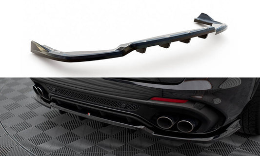 Rear splitter (with vertical bars) alfa romeo stelvio quadrifoglio mk1