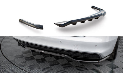 Rear splitter (with vertical bars) audi a4 competition b8 facelift